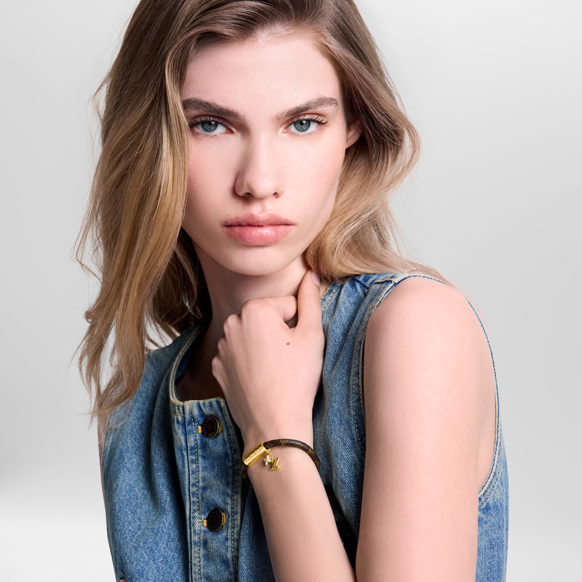 LV Push Bracelet Monogram Canvas - Fashion Jewellery M1035F